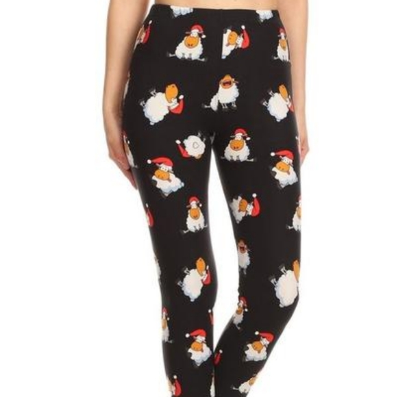 ❗SOLD❗Buttery Soft Novelty Christmas Leggings - Picture 2 of 6